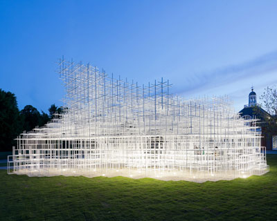 sou fujimoto's serpentine gallery pavilion opens