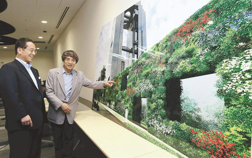 tadao ando's green wall of hope incites controversy  