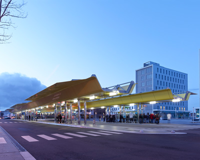tetrarc architectes transforms transit hub PEM saint-nazaire