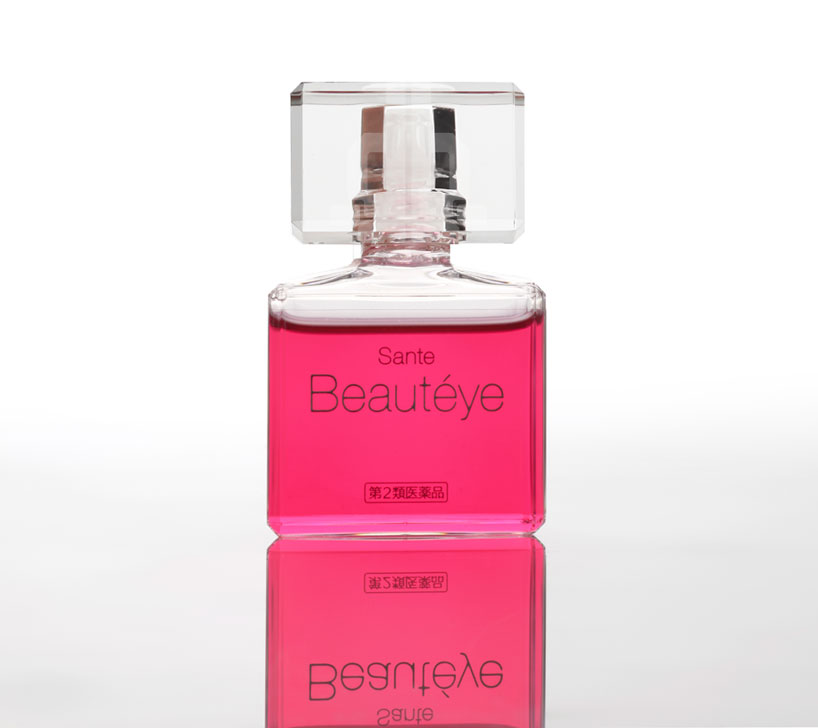 tokujin yoshioka's bottle design for sante beauteye sparkles