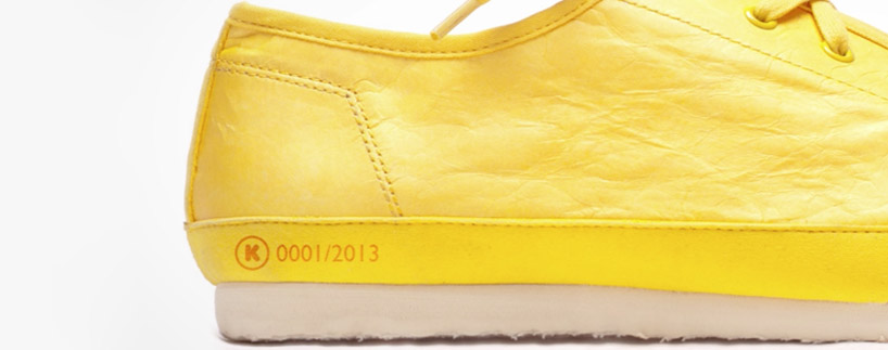 light wing trainers: tyvek paper shoes that weigh 150 grams