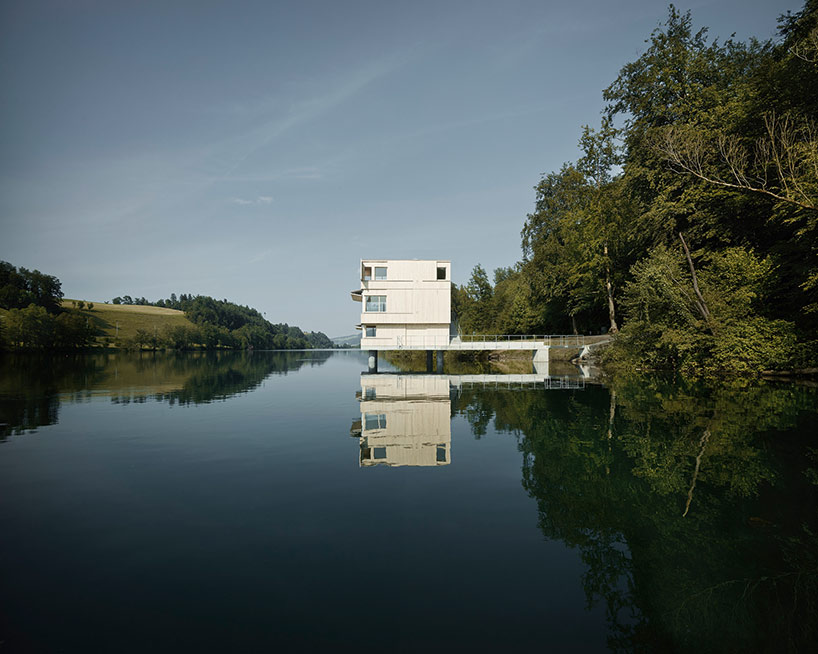 fuhrimann hachler architects nest a refuge over lake rotsee