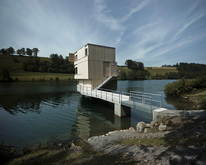 fuhrimann hachler architects nest a refuge over lake rotsee