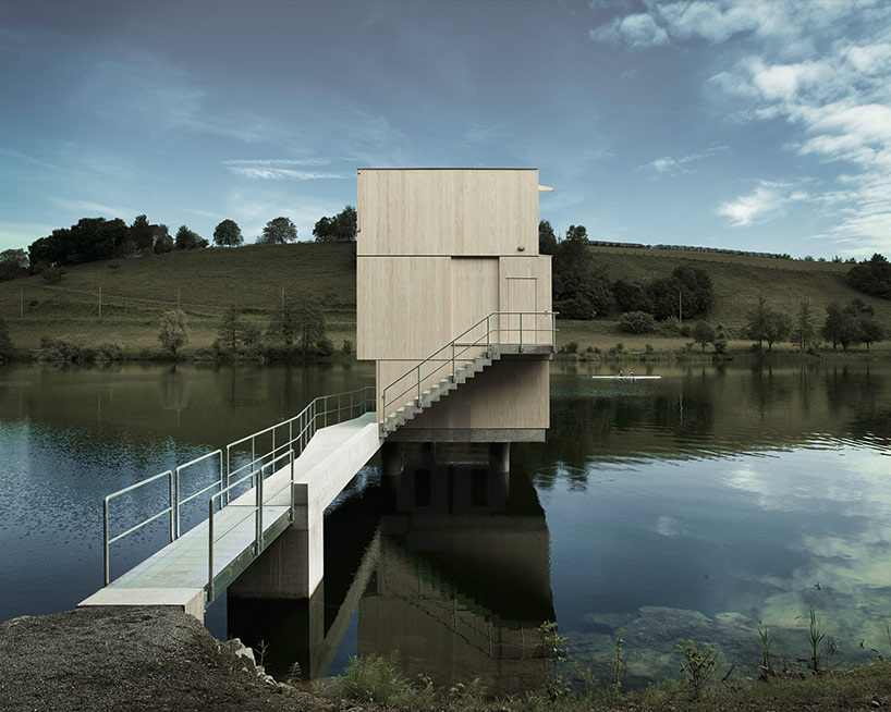 fuhrimann hachler architects nest a refuge over lake rotsee