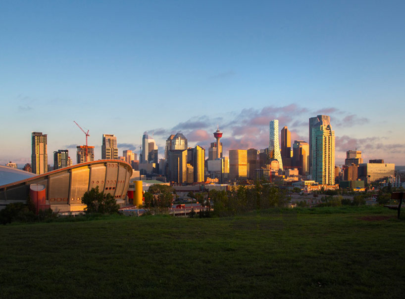 bjarke ingels group reveals telus sky tower for calgary, canada