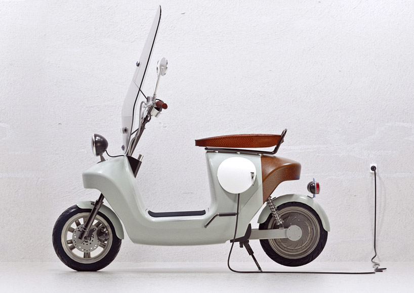 Be.e electric scooter is made from hemp