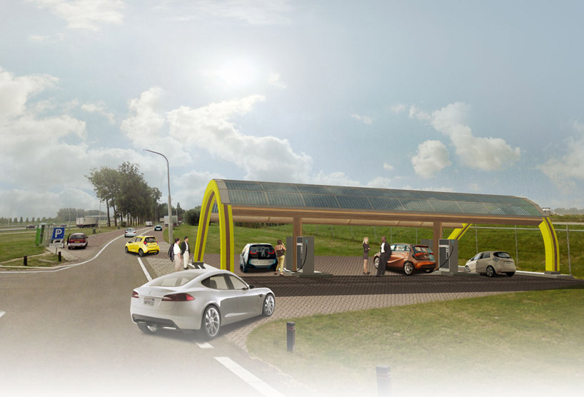 largest network of solar-powered EV chargers in the netherlands 