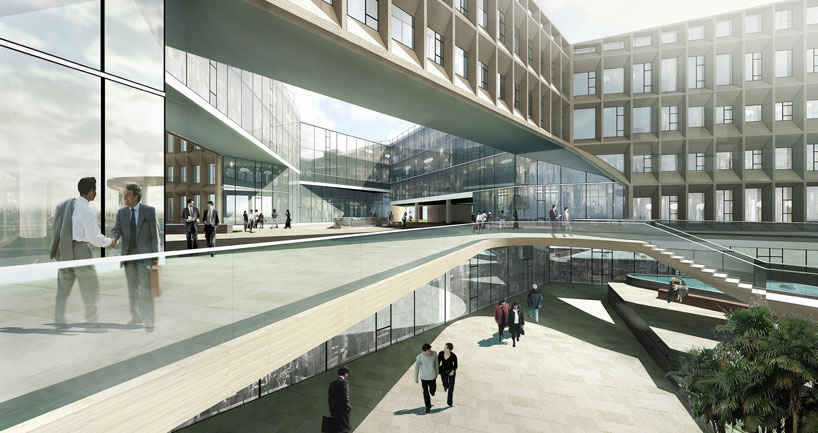 shanghai hongqiao CBD office by LYCS architecture breaks ground