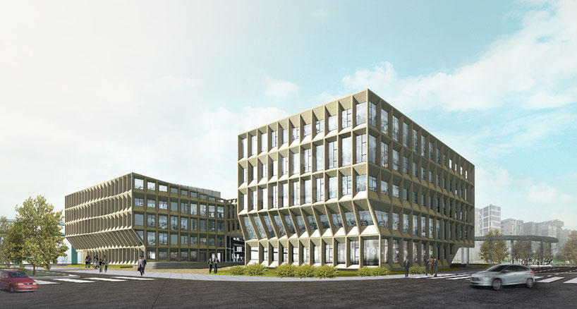 shanghai hongqiao CBD office by LYCS architecture breaks ground