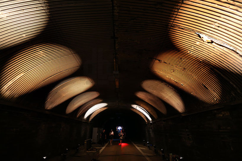 NYC tunnel transformed into multisensory installation
