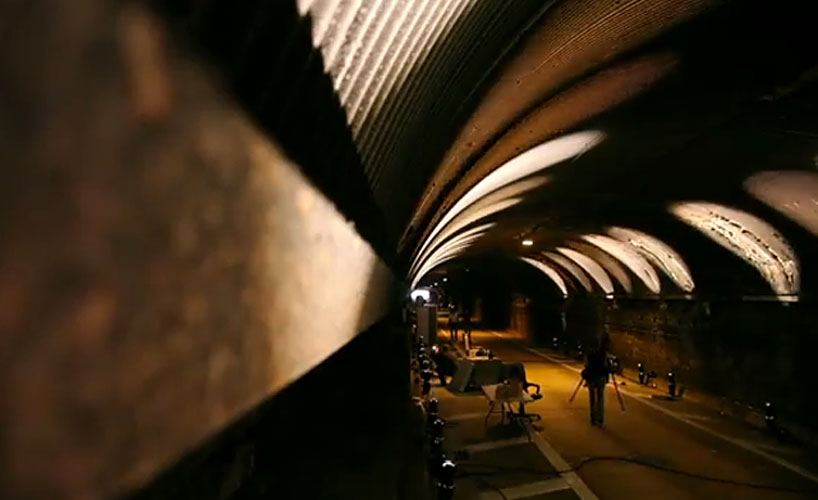 NYC tunnel transformed into multisensory installation