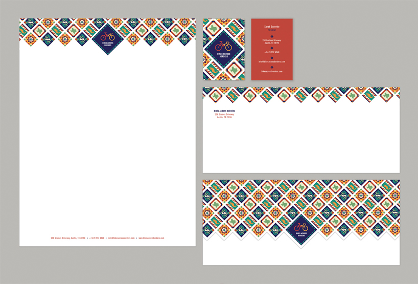 bikes across borders re-brand by sarah surrette
