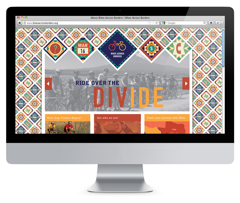 bikes across borders re-brand by sarah surrette