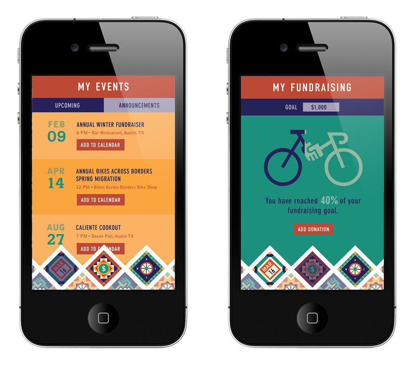 bikes across borders re-brand by sarah surrette