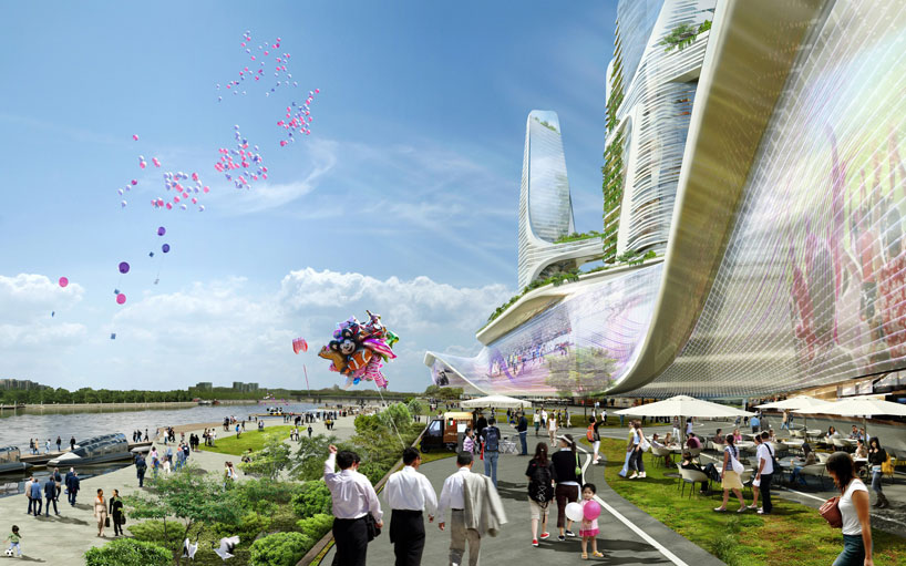 UNStudio to build up the tongzhou waterfront with CBD complex 