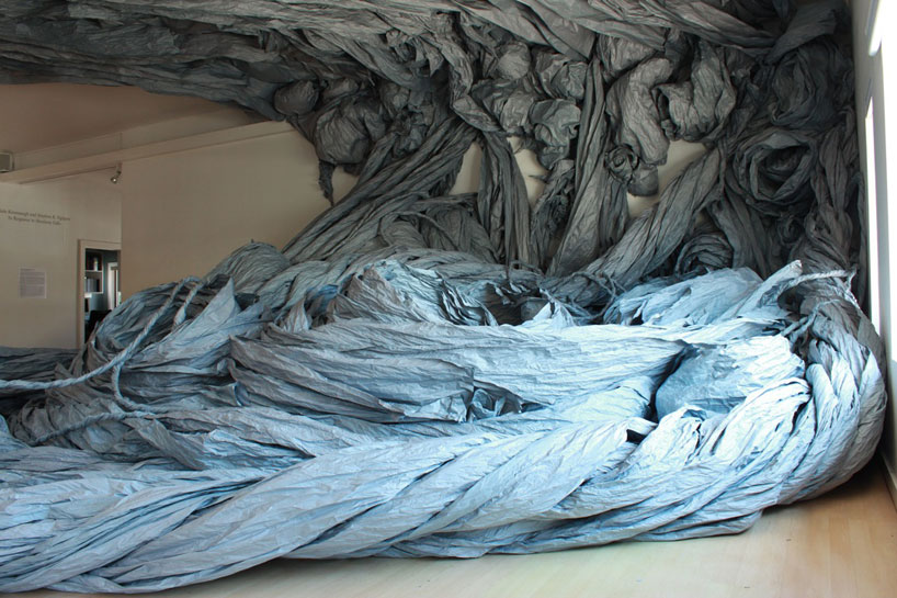 wade kavanaugh + stephen b. nguyen: giant paper installation