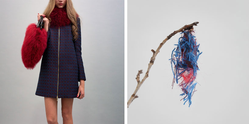 insect homes from couture textiles by aki inomata