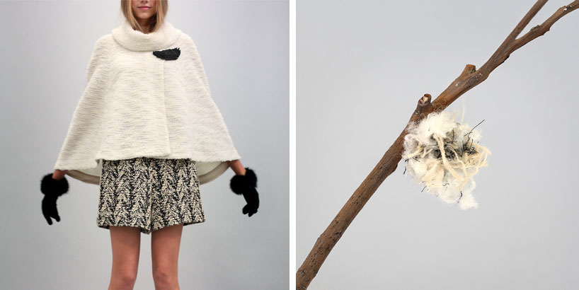 insect homes from couture textiles by aki inomata