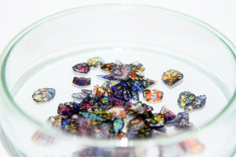 insect homes from couture textiles by aki inomata