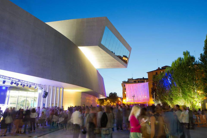 bam! studio debuts monumental weightless cube at MAXXI