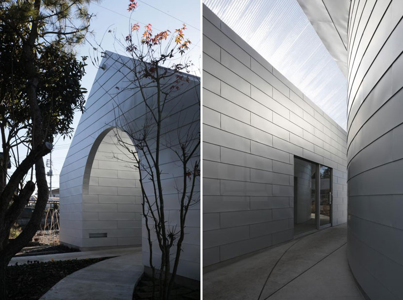 UA architects curves pathway through shirasagi museum