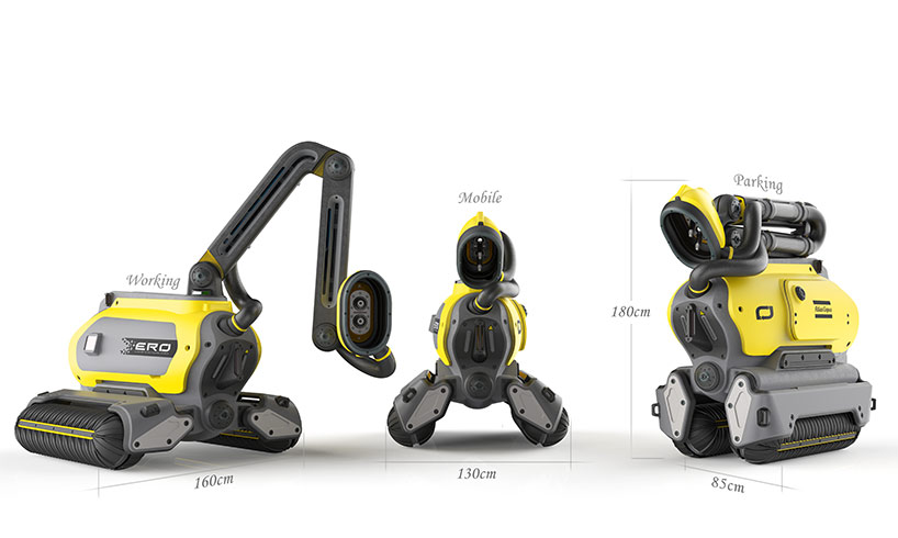 erasing and recycling buildings with ero robot