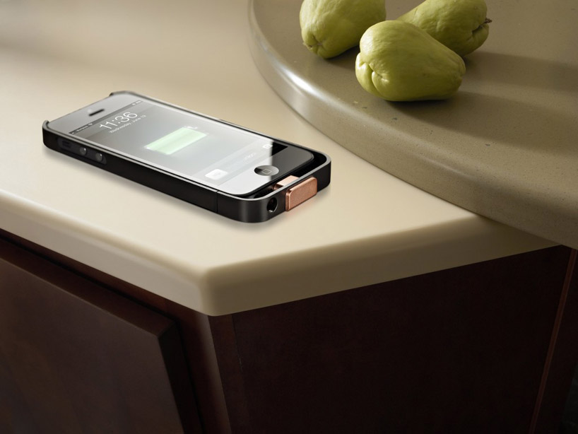 wirelessly charge your device on DuPont Corian tabletops 