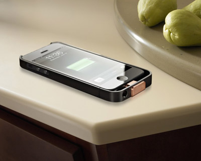 wirelessly charge your device on DuPont Corian tabletops
