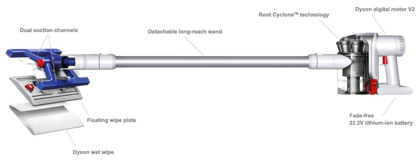 dyson hard cordless vacuum cleaner hybrid system