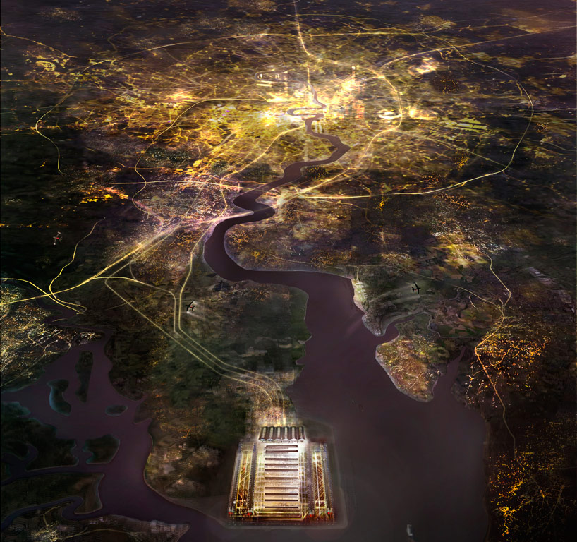 foster + partners submit thames proposal to airport commission 