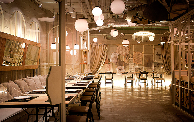 restaurant influenced by an artist's backyard by metaphor