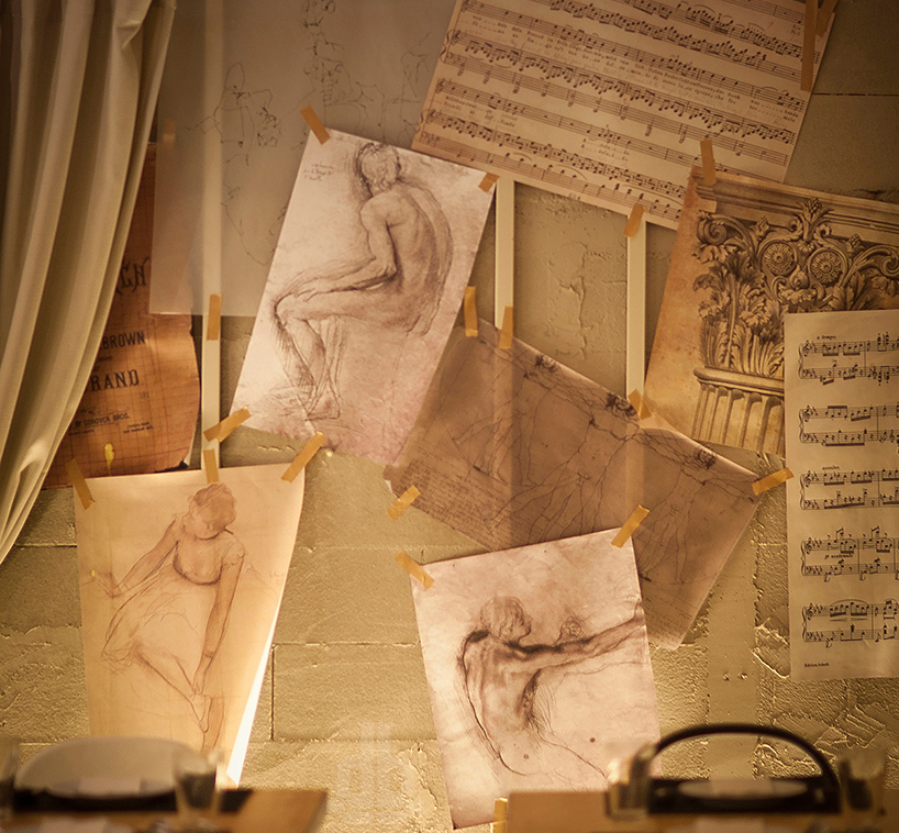 restaurant influenced by an artist's backyard by metaphor