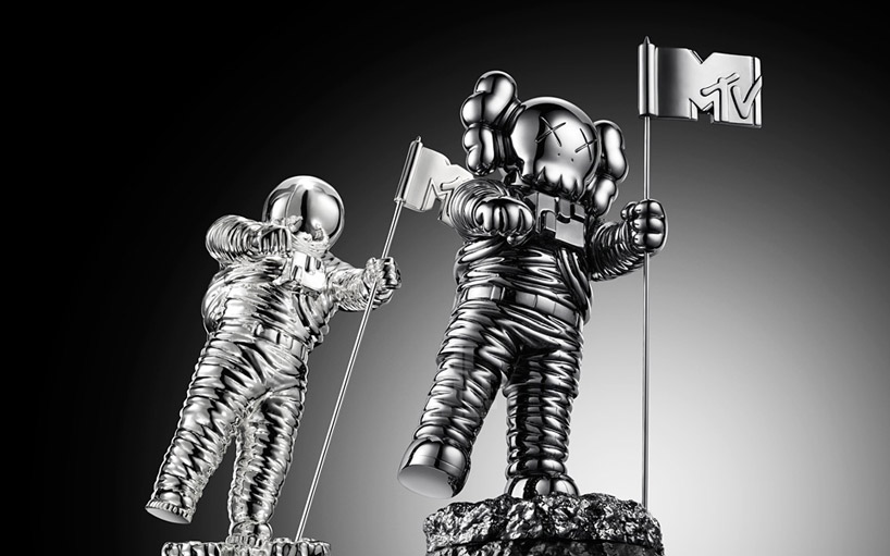 KAWS redesigns the MTV moonman 