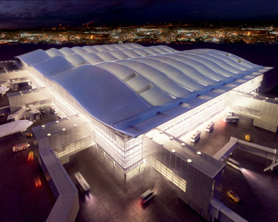 heathrow new terminal 2 features an undulating roof by LVA