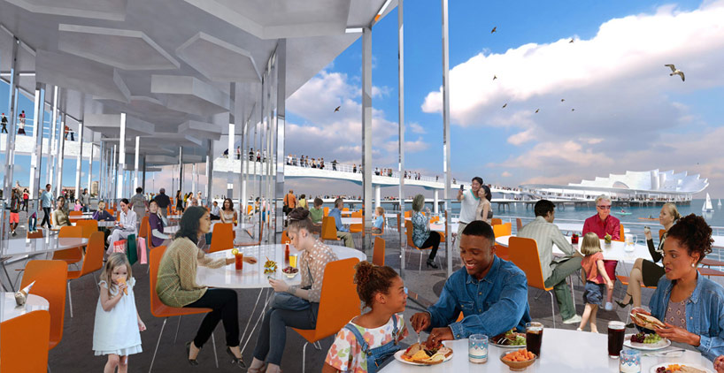 michael maltzan unveils the lens for st petersburg pier