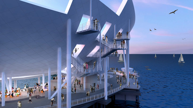 michael maltzan unveils the lens for st petersburg pier