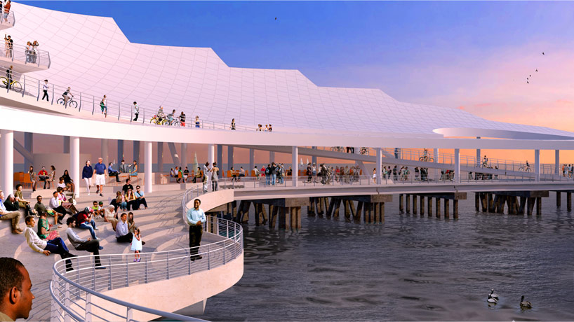michael maltzan unveils the lens for st petersburg pier