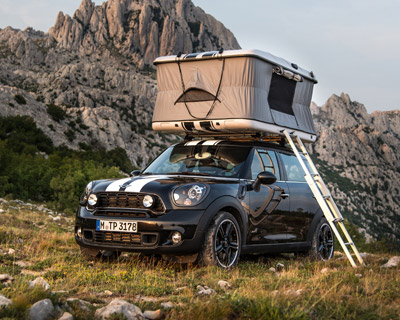 MINI's camping + expedition getaway car concepts