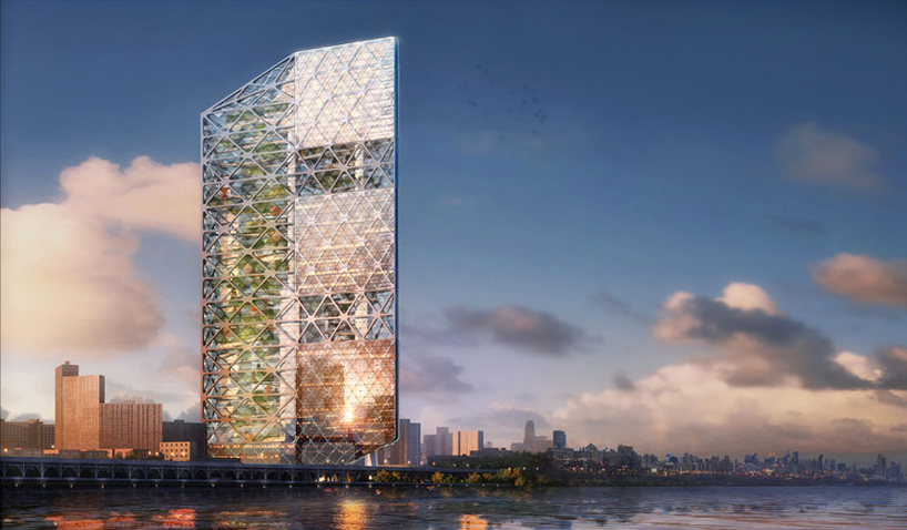 new york breathing machine superskyscraper by IAD