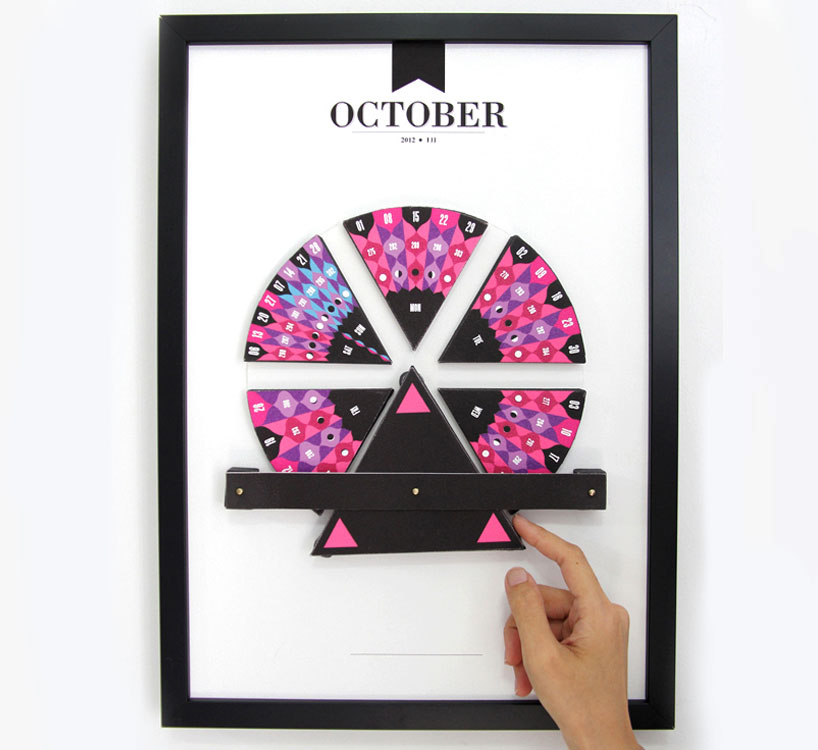 pattern matters popup, pullout calendars made from paper