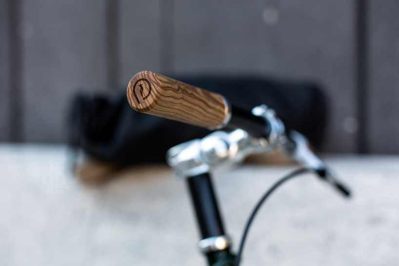 ENIX Wood Grain EVA Foam Bike Grips – 140mm, Fits 22.2mm Handlebars, Comfort Hybrid Bike
