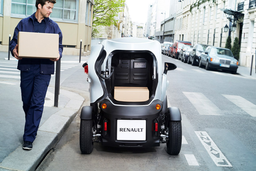 all-electric renault twizy cargo edition