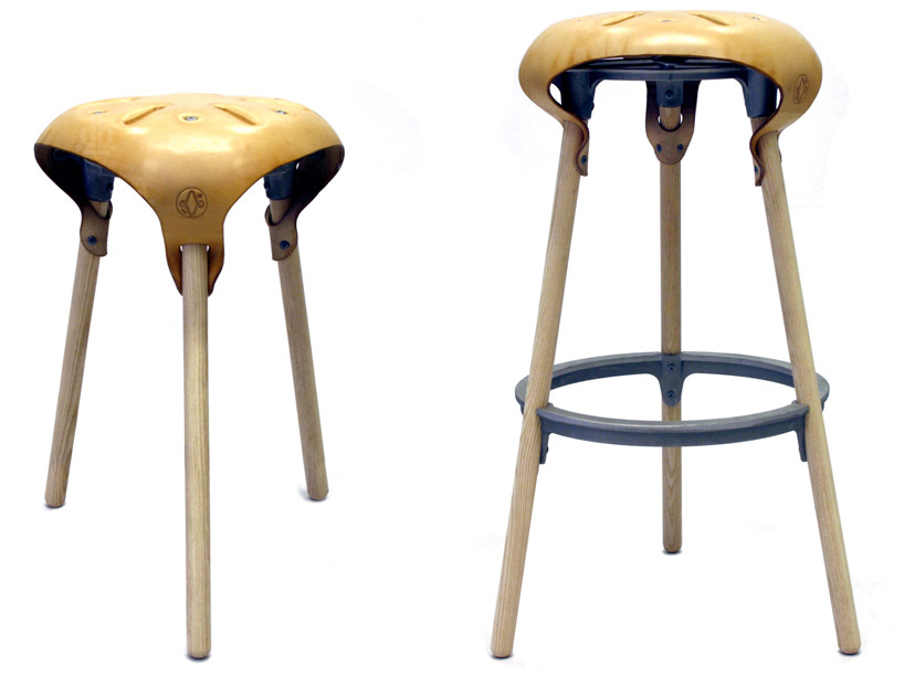 deconstructed saddle stool by vroonland + vaandrager 