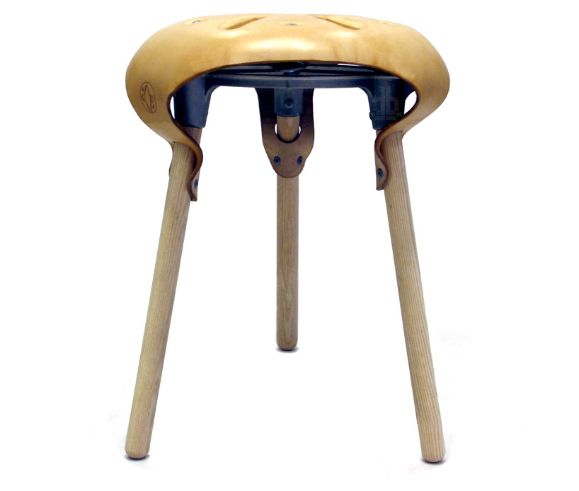 deconstructed saddle stool by vroonland + vaandrager 