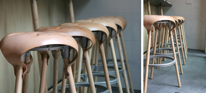 deconstructed saddle stool by vroonland + vaandrager 