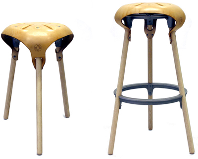 deconstructed saddle stool by vroonland + vaandrager 