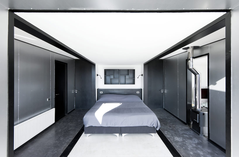 casa oruga: shipping container home snakes across the andes