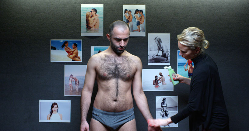 simon fujiwara transforms new york’s andrea rosen gallery into a surreal theatre