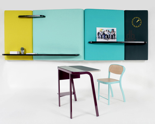 studio brichetziegler + students re-design school furniture