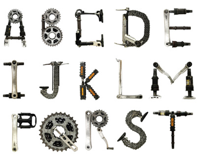 bike typeface by toormix